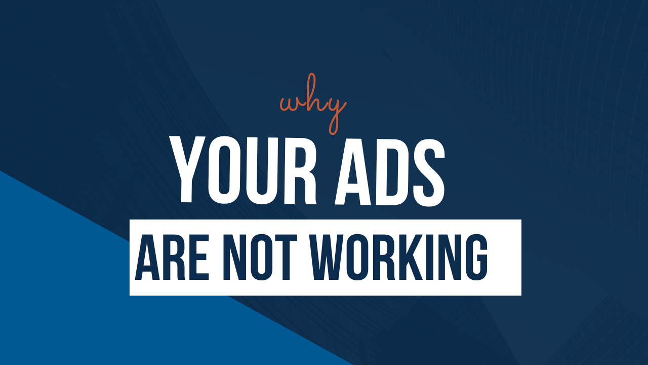Why your Facebook ads are not working